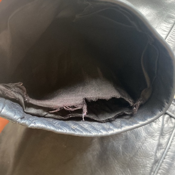 VINTAGE Banana Republic Leather Jacket - Picture 8 of 9